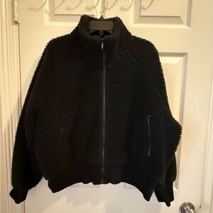 Cozy Black Sherpa Jacket